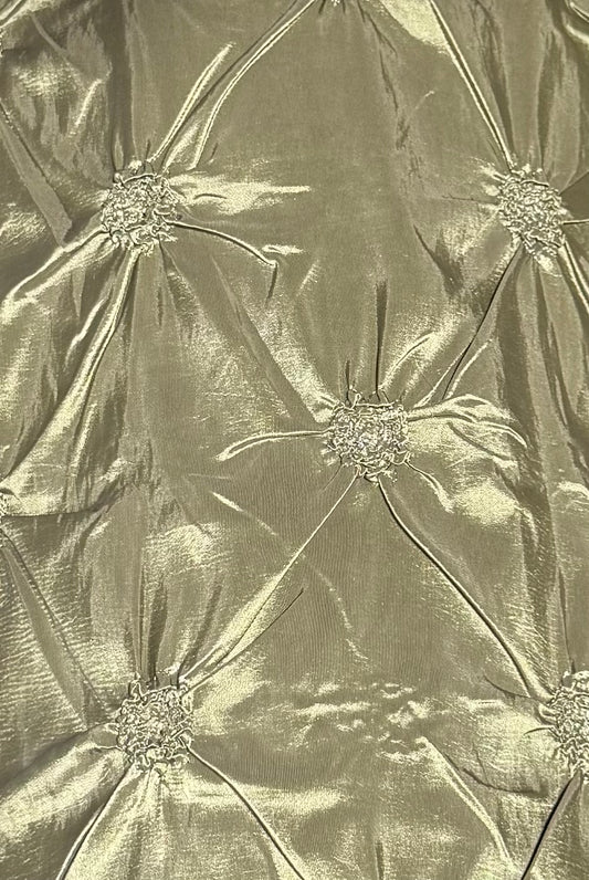 Fabric by the Yard - Pinwheel Taffeta - Green