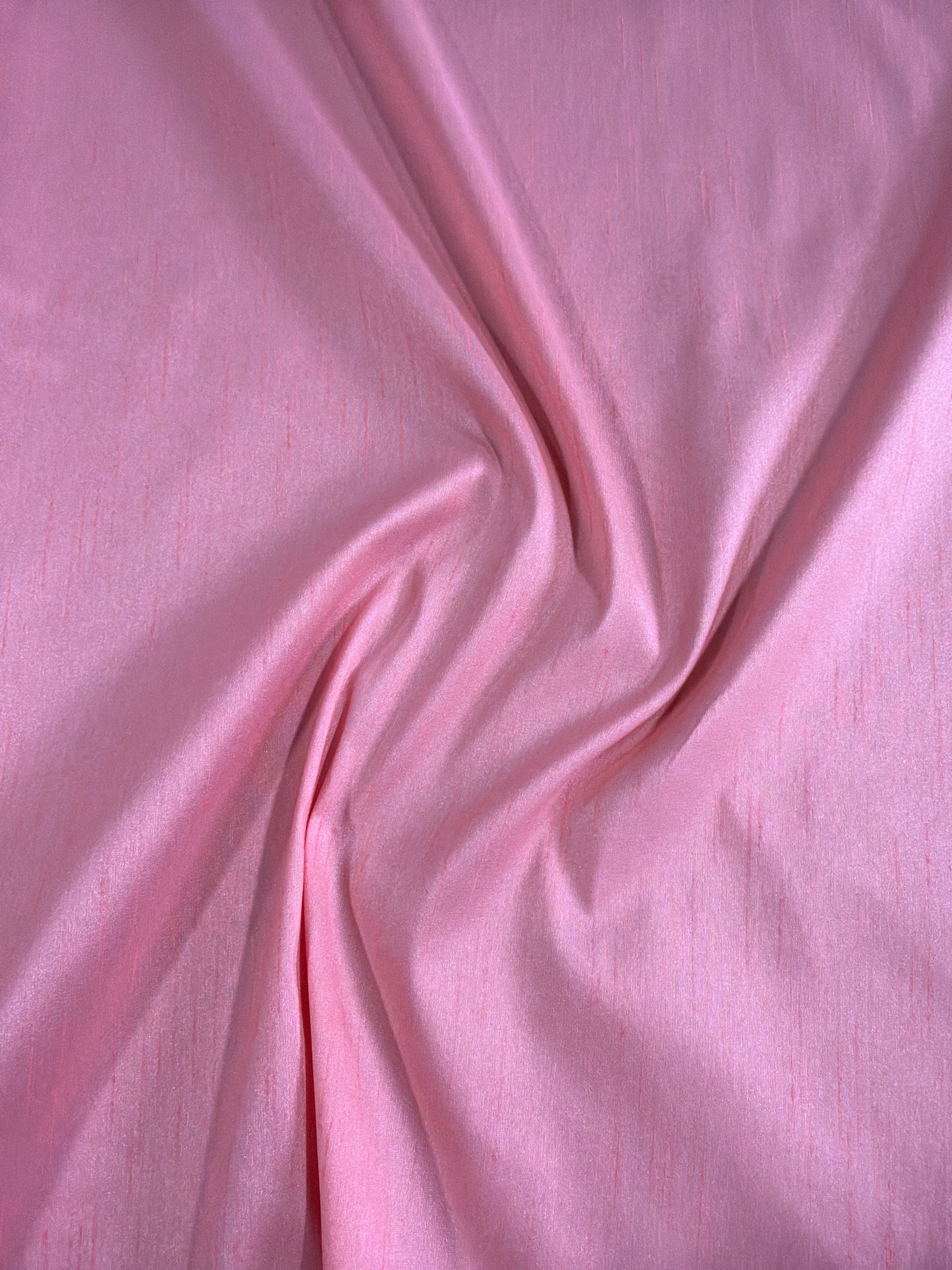 Fabric by the Yard - Faux Silk Dupioni Coral