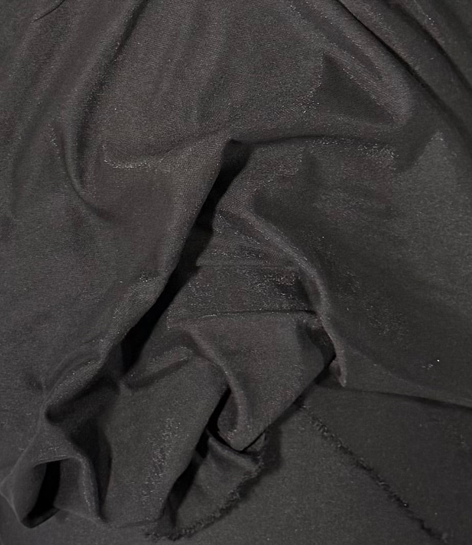 Fabric by the Yard - Tricot Knit - Black