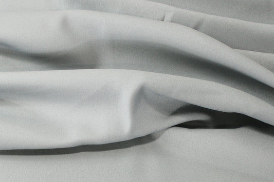 Fabric by the Yard - Polyester Poplin - Silver