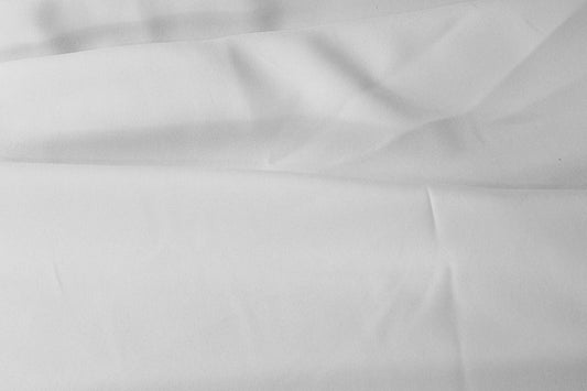 Fabric by the Yard - Polyester Poplin - White