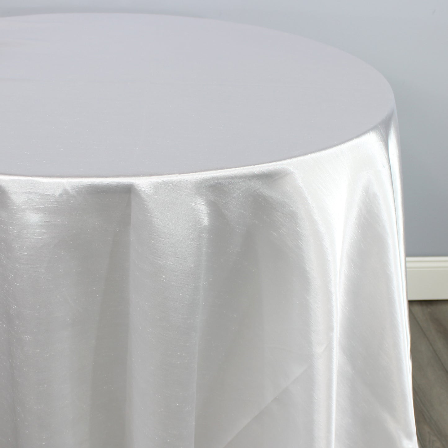 Fabric by the Yard - Shantung Satin - White