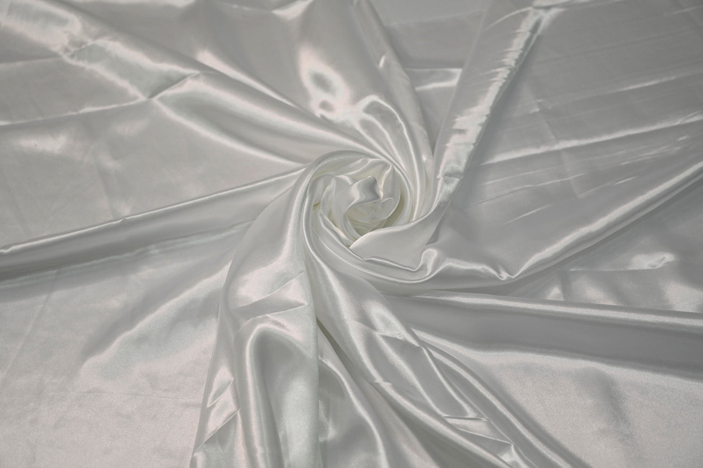 Fabric by the Yard - Beverly Satin - White