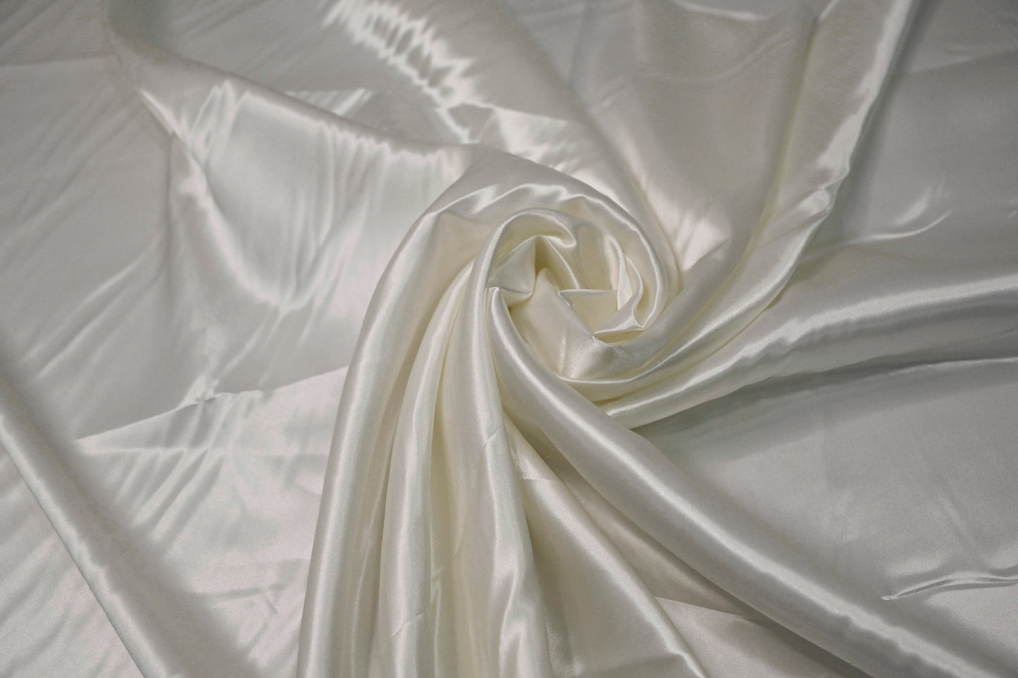 Fabric by the Yard - Beverly Satin - Ivory