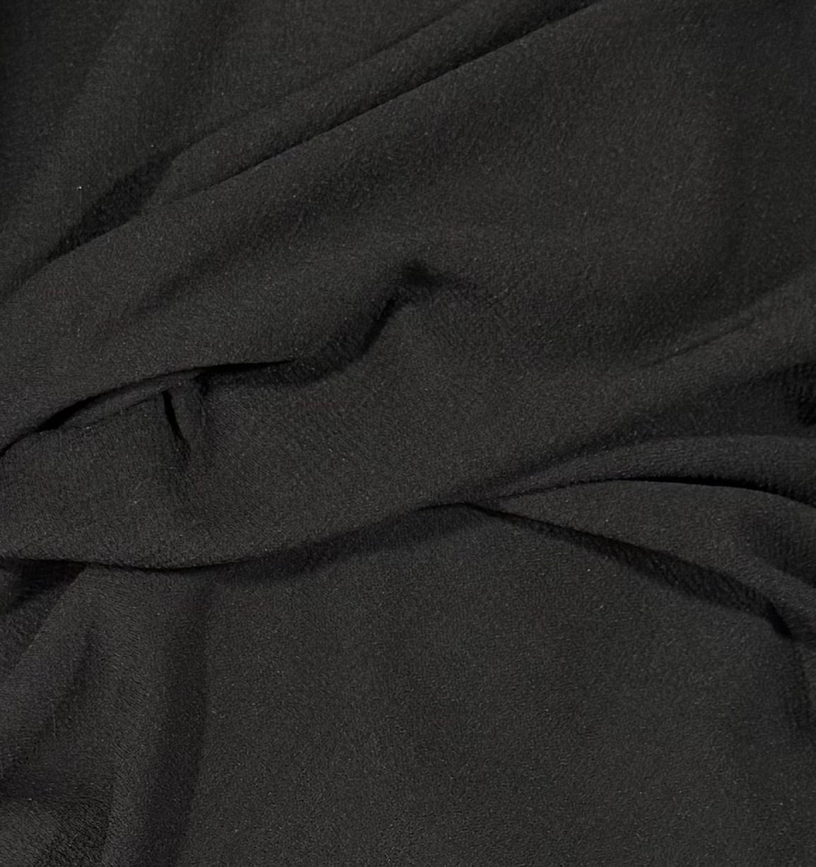 Fabric by the Yard - Crepe Double Knit - Black
