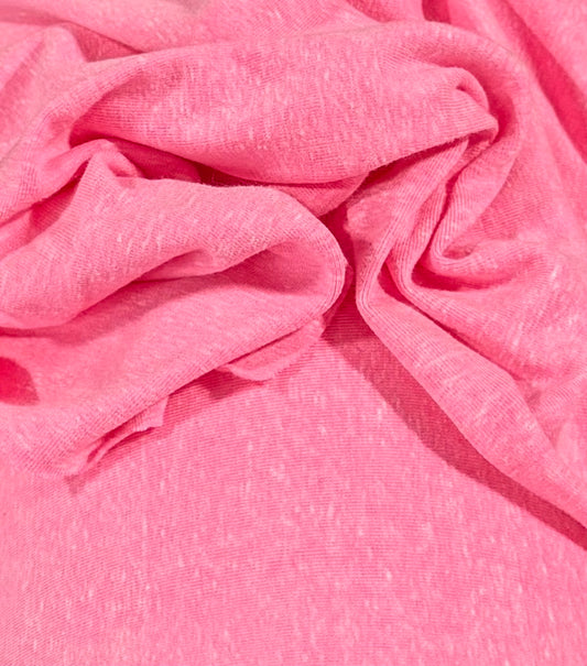 Fabric by the Yard - Rib Knit 1x1 - Pink