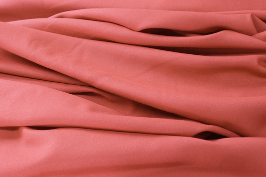 Fabric by the Yard - Polyester Poplin - Coral