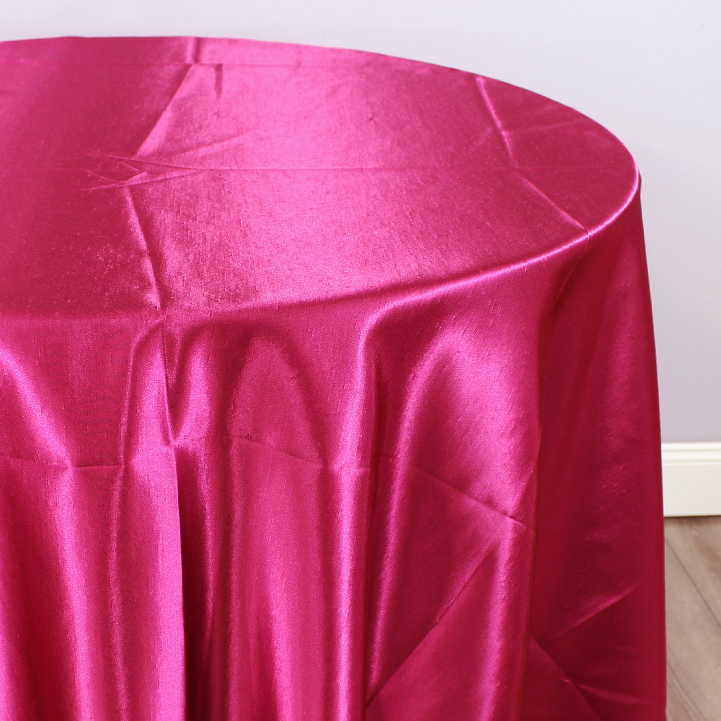 Fabric by the Yard - Shantung Satin - Hot Pink