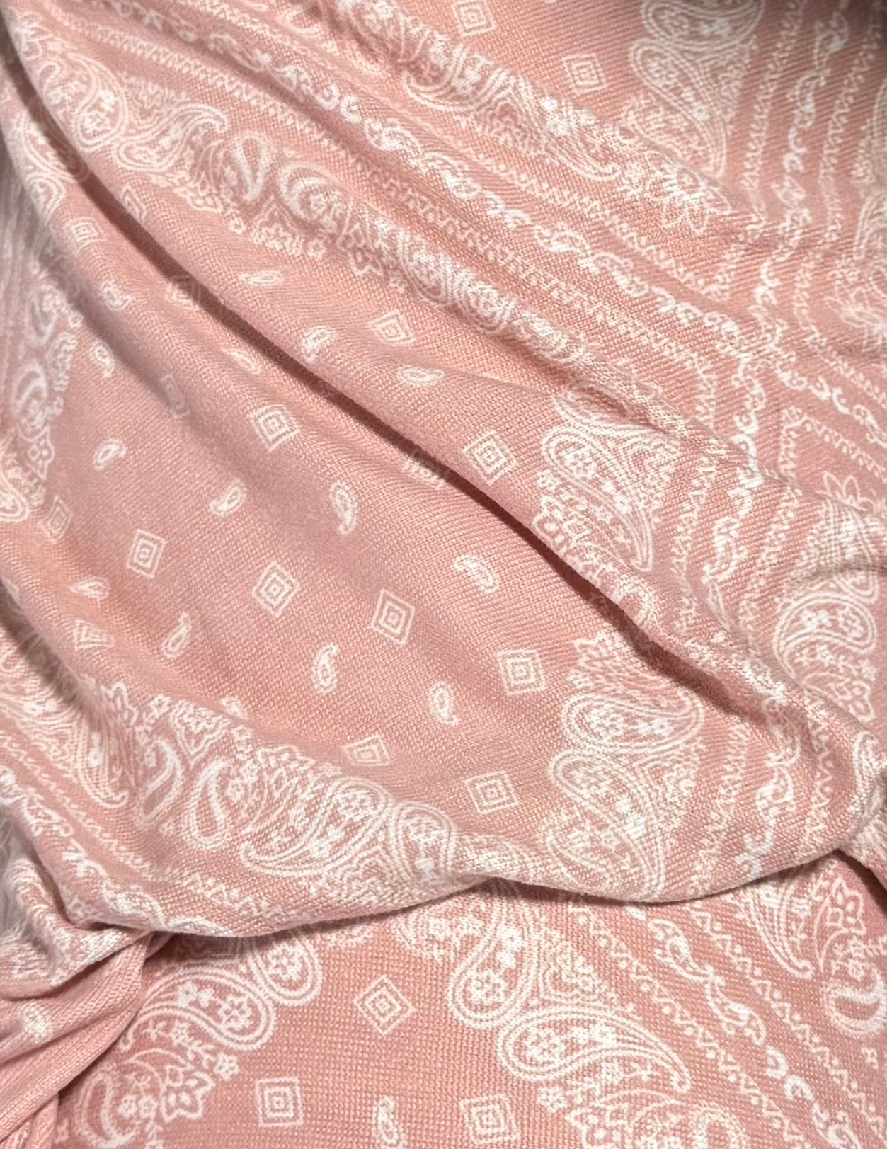 Fabric by the Yard - Brushed Printed Jersey - Pink