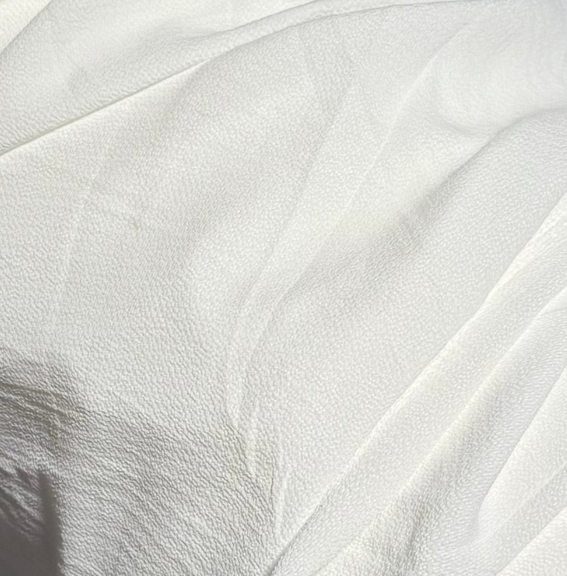 Fabric by the Yard - Georgette- White