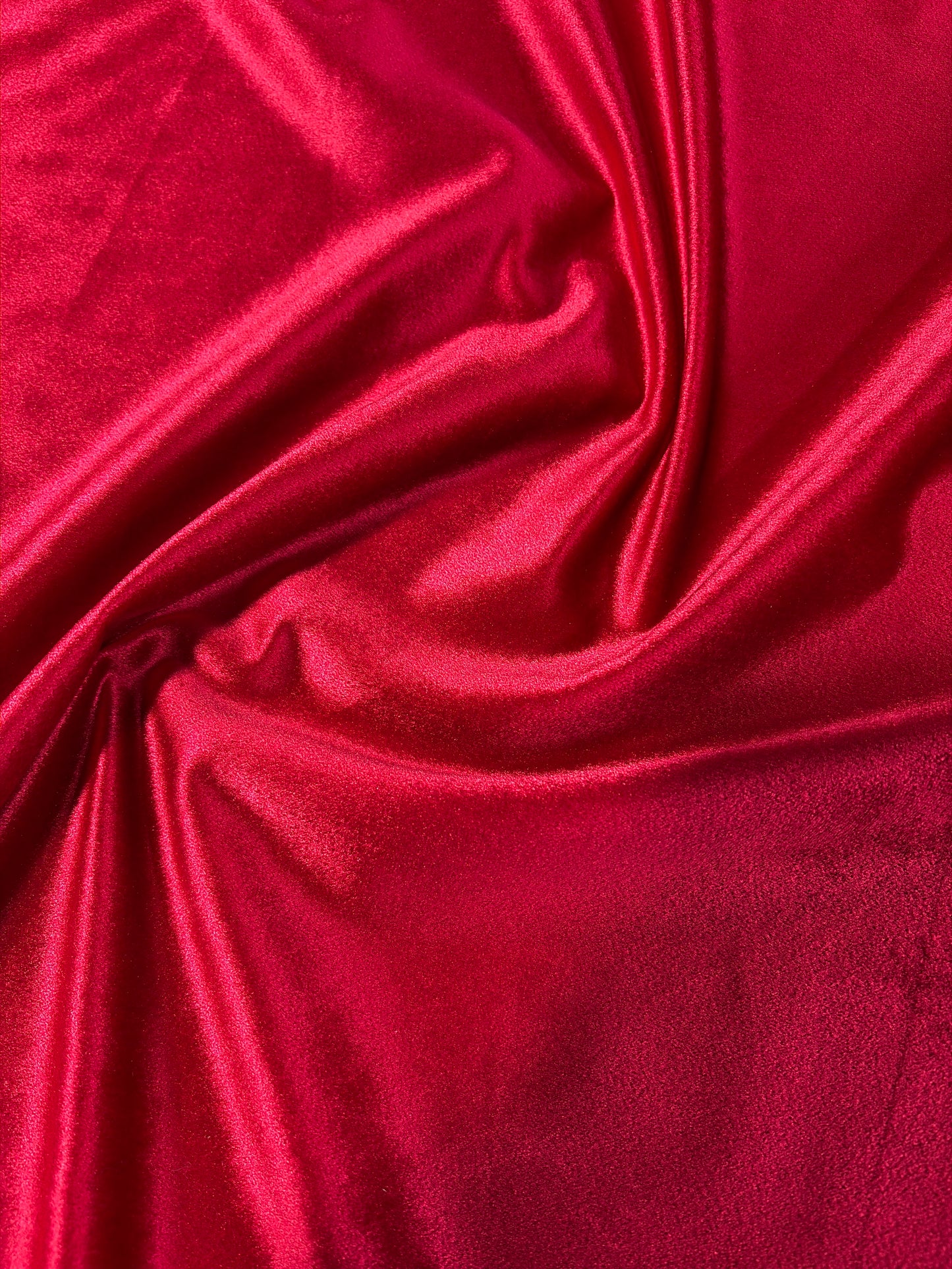 Fabric by the Yard - Velveteen - Red