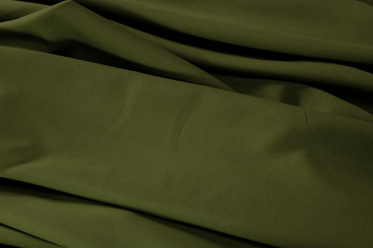 Fabric by the Yard - Polyester Poplin - Olive