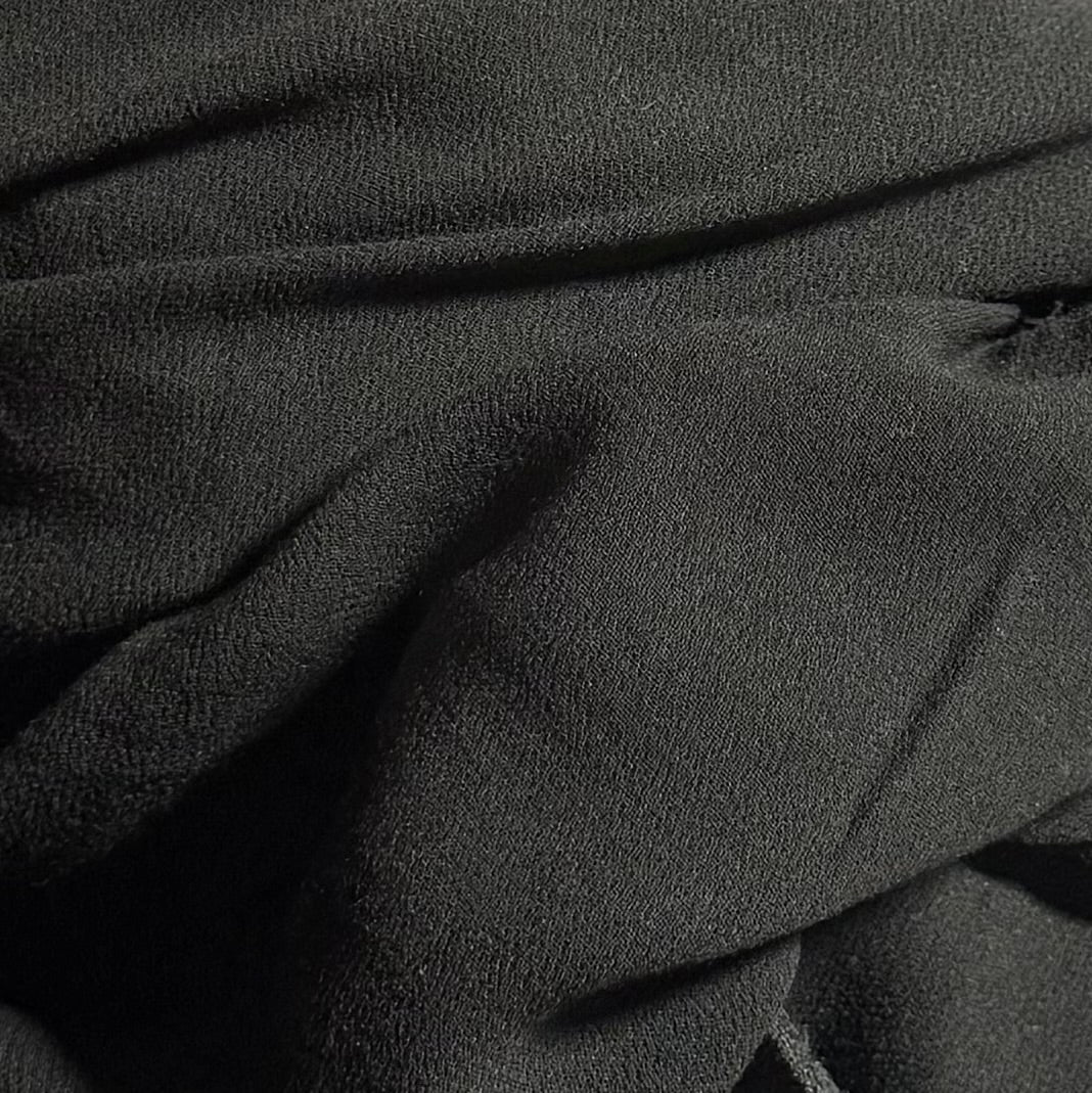 Fabric by the Yard - Georgette - Black