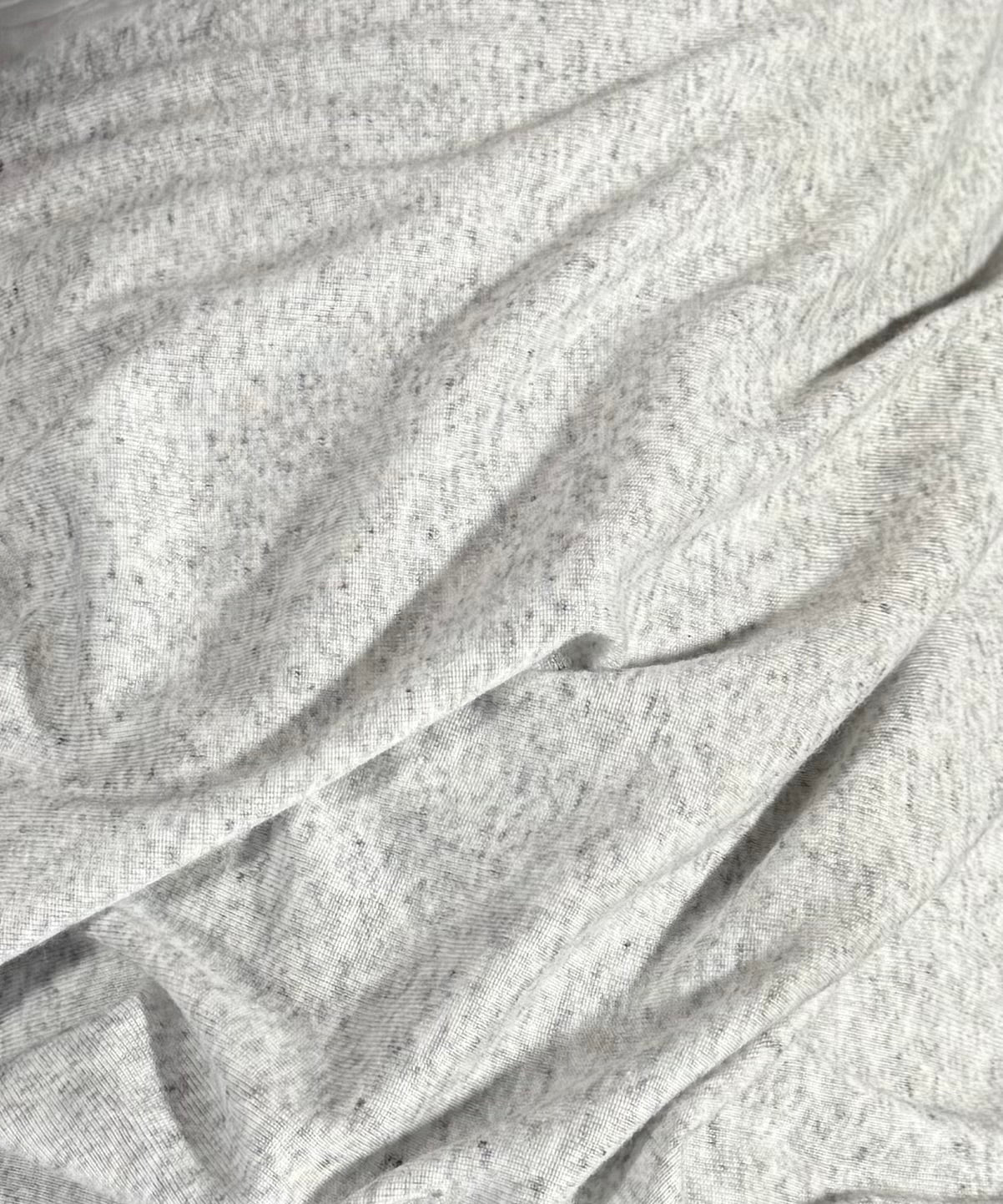 Fabric by the Yard - Spandex Jersey - Heather Grey
