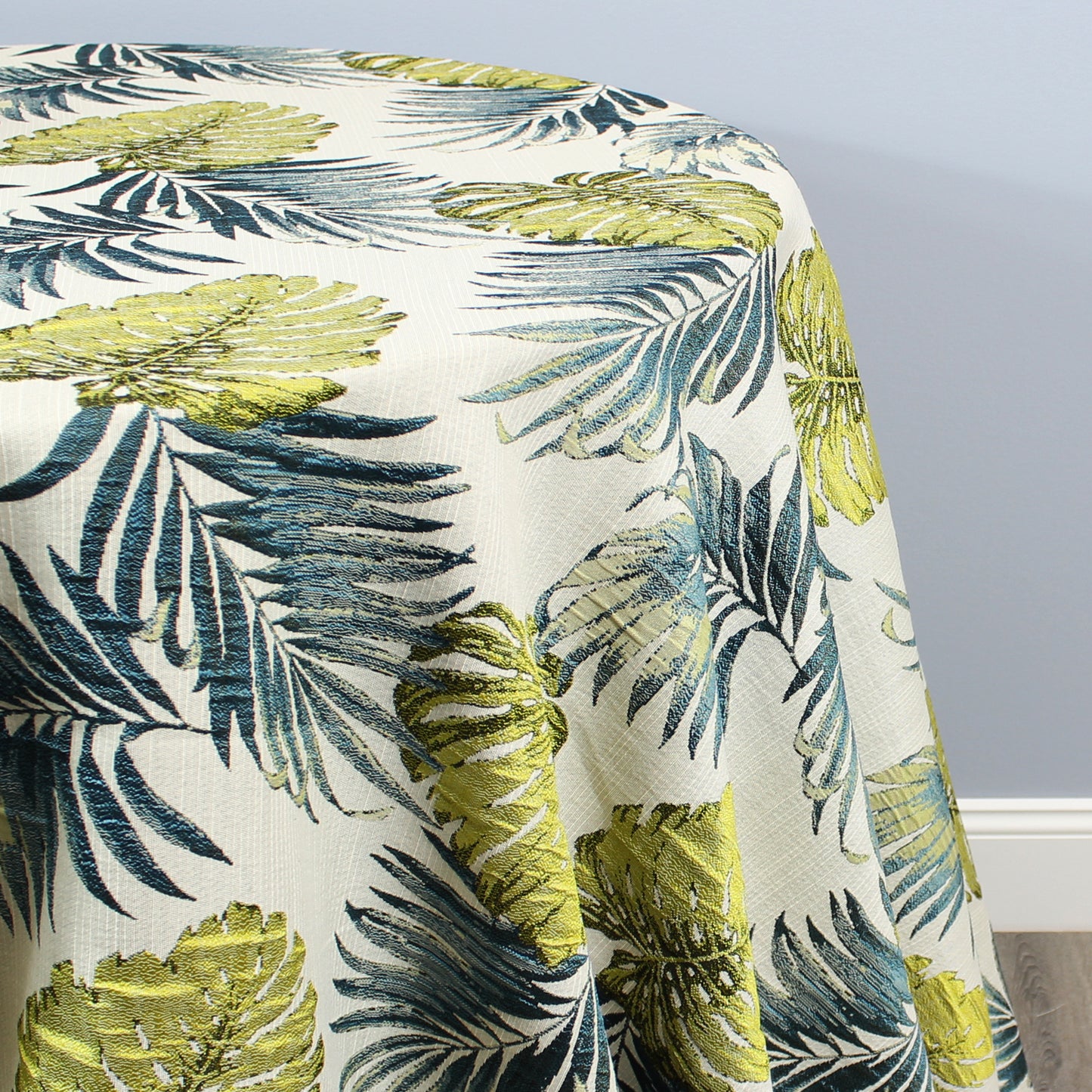 Fabric by the Yard - Bali - Teal / Lime
