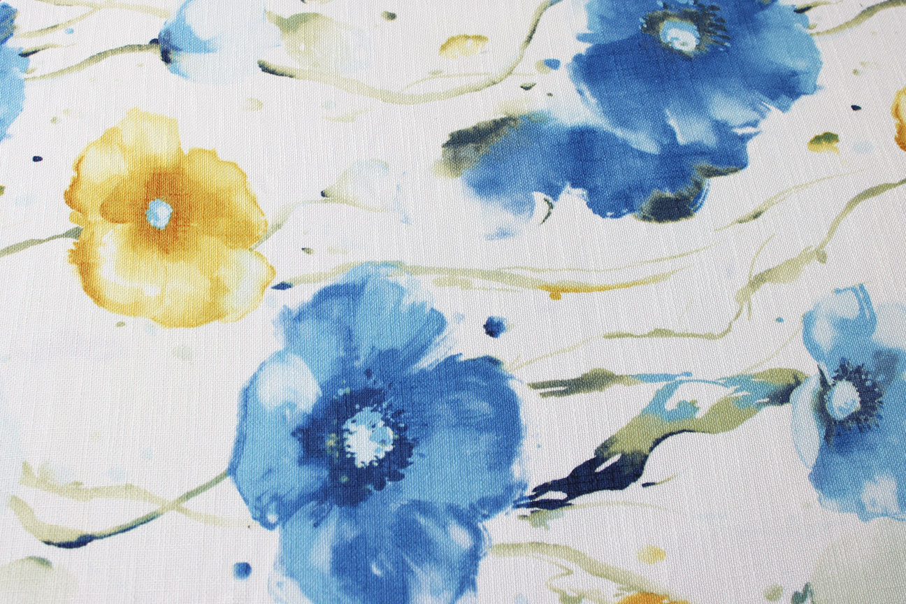 Fabric by the Yard - Botanical - Blue