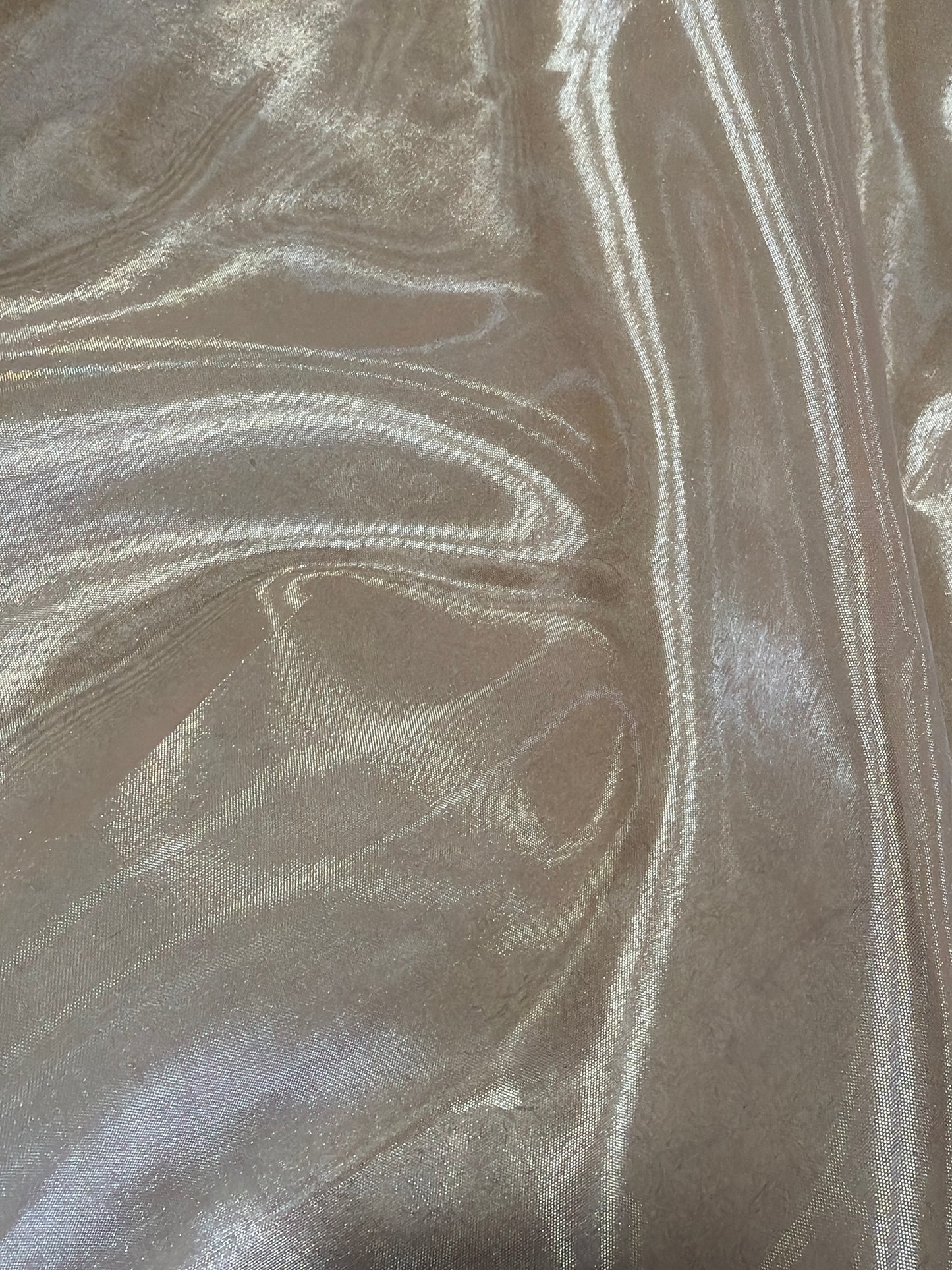 Fabric by the Yard - Mirror Organza - Mocha