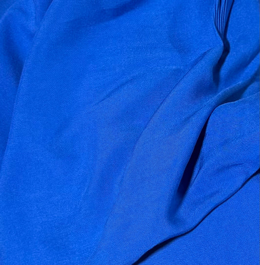 Fabric by the Yard - Rayon Challis - Blue