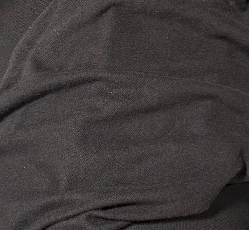 Fabric by the Yard - Brushed Jersey - Black