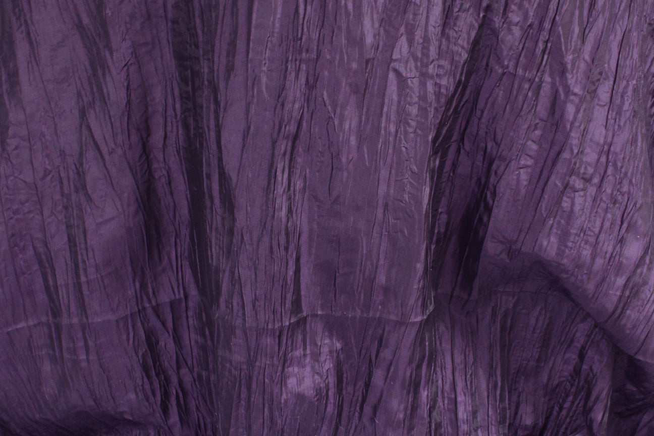 Fabric by the Yard - Crushed Taffeta - Lt Plum
