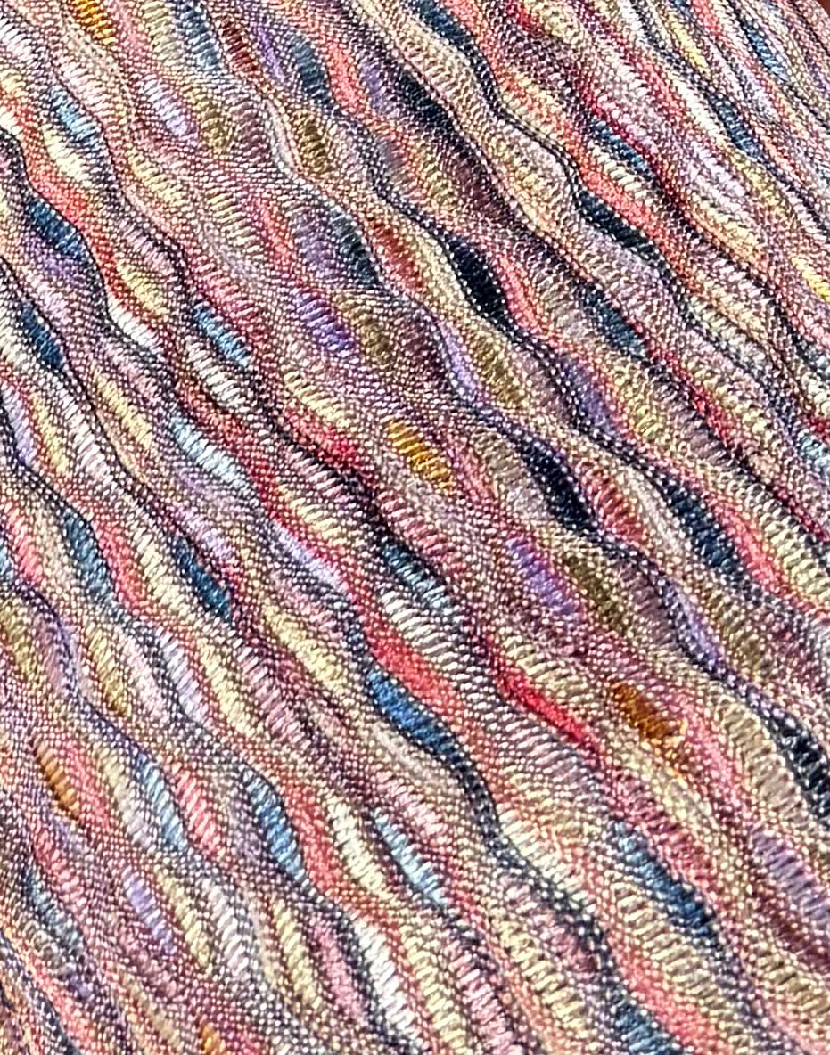 Fabric by the Yard - Jacquard Knit - Multicolor Pink