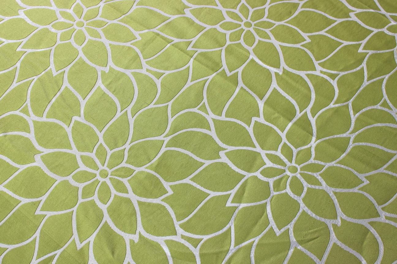 Fabric by the Yard - Daisy - Green