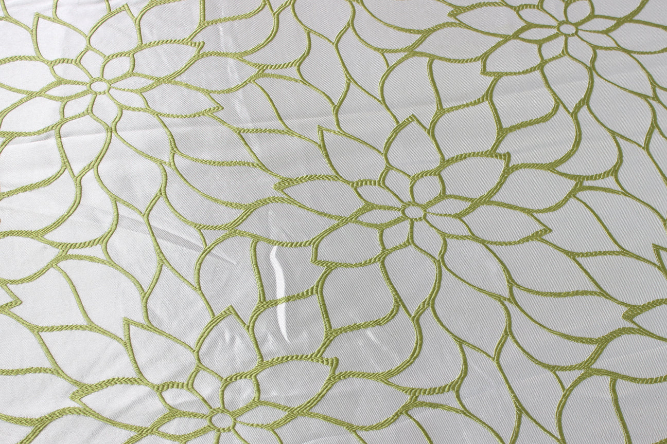 Fabric by the Yard - Daisy - Green