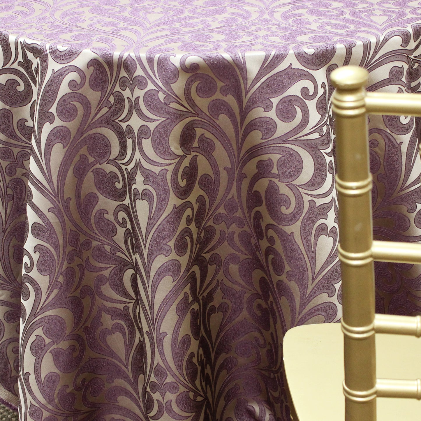Fabric by the Yard - Delta Damask - Purple