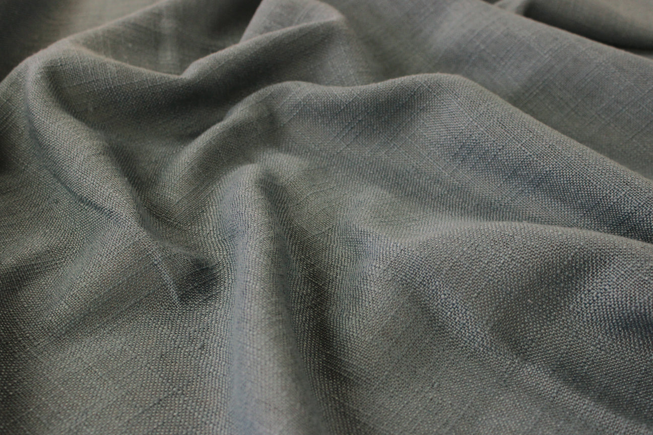 Fabric by the Yard - Dublin Linen - Flint