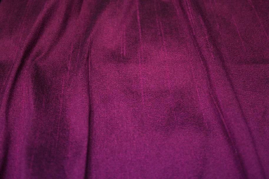 Fabric by the Yard - Faux Silk Dupioni - Lt Plum