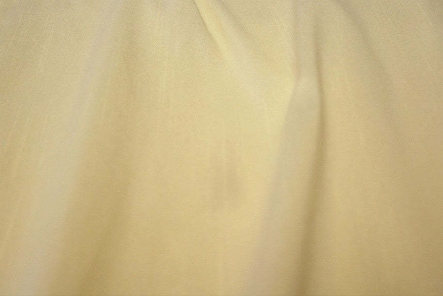 Fabric by the Yard - Faux Silk Dupioni - Cream