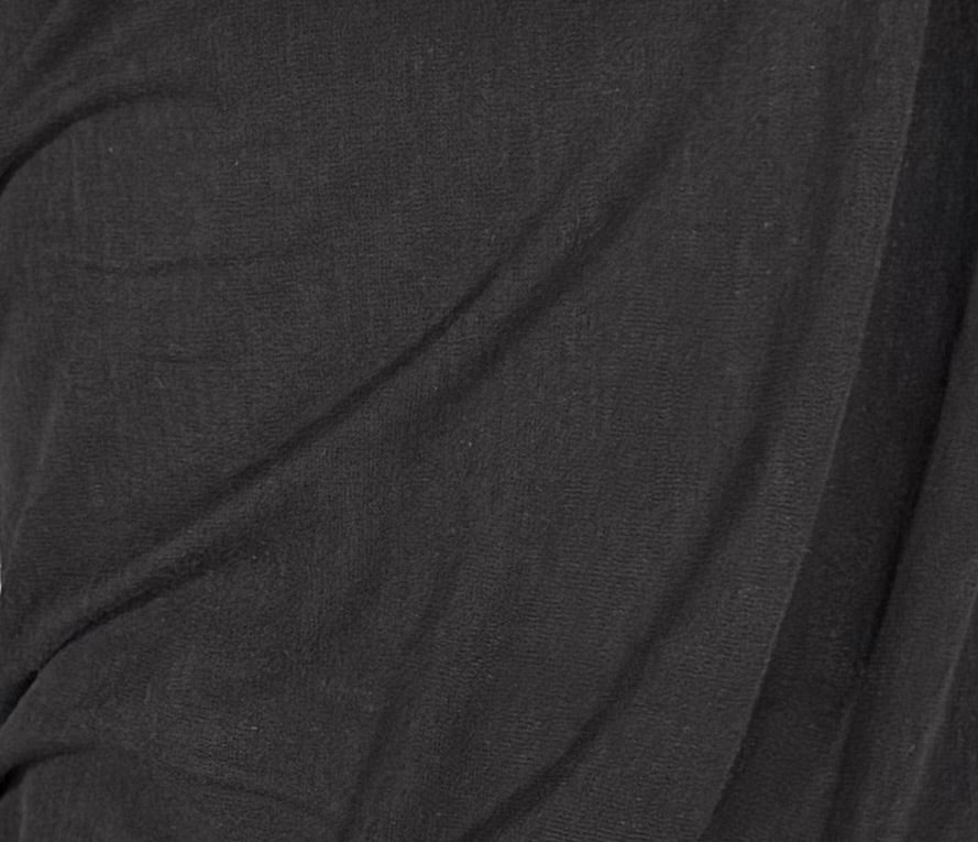 Fabric by the Yard - Slub Jersey - Black