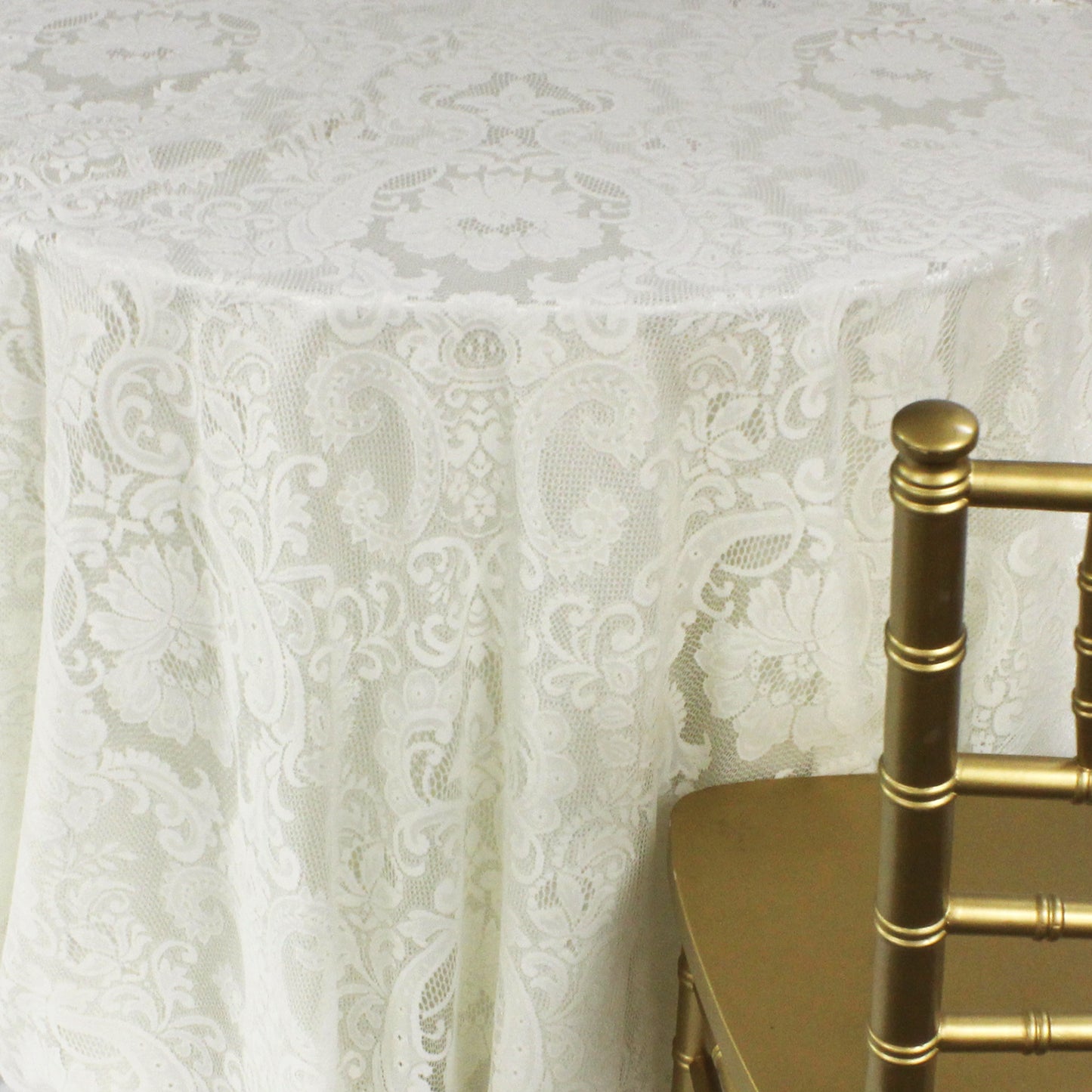 Fabric by the Yard - English Lace - Ivory