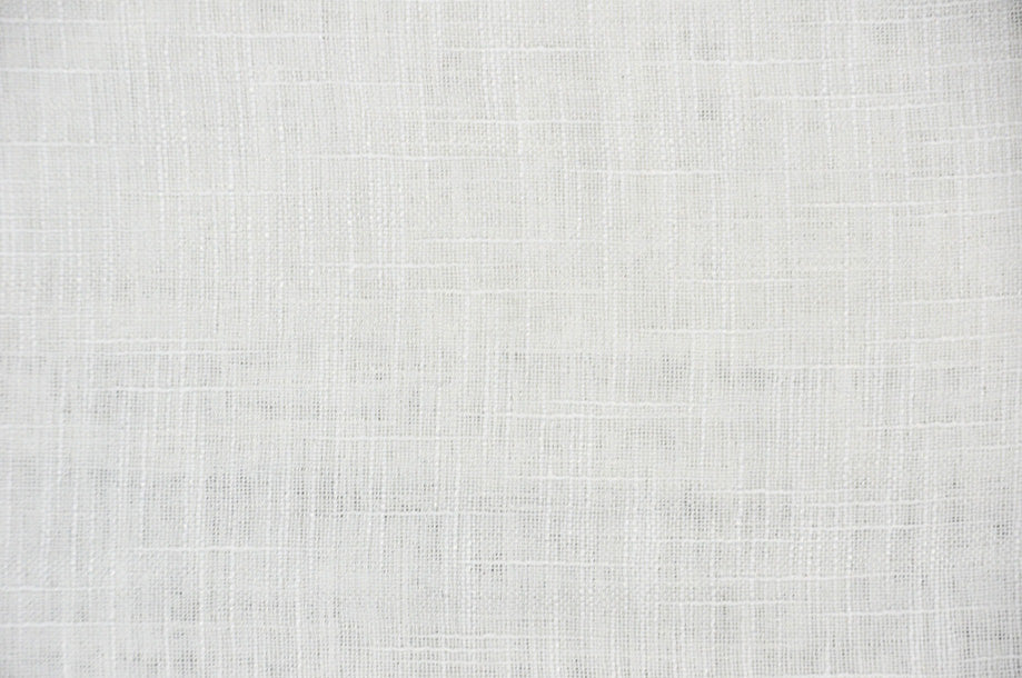 Fabric by the Yard - Faux Sheer Linen - White