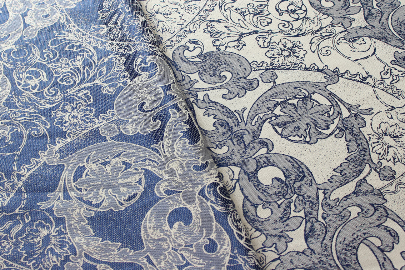 Fabric by the Yard - Florentine - Blue