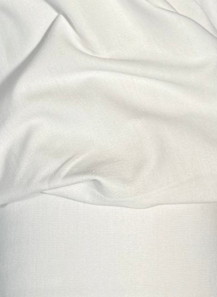 Fabric by the Yard - Interlock - White