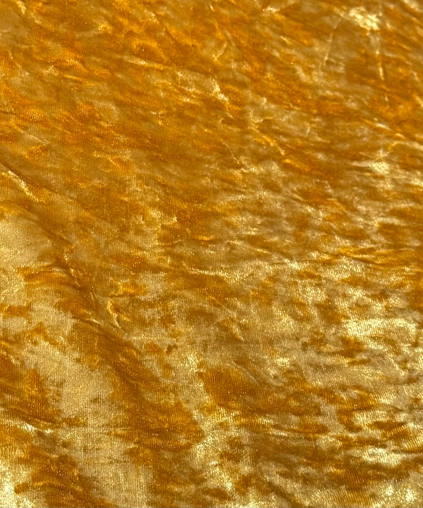 Fabric by the Yard - Ice Velvet - Gold