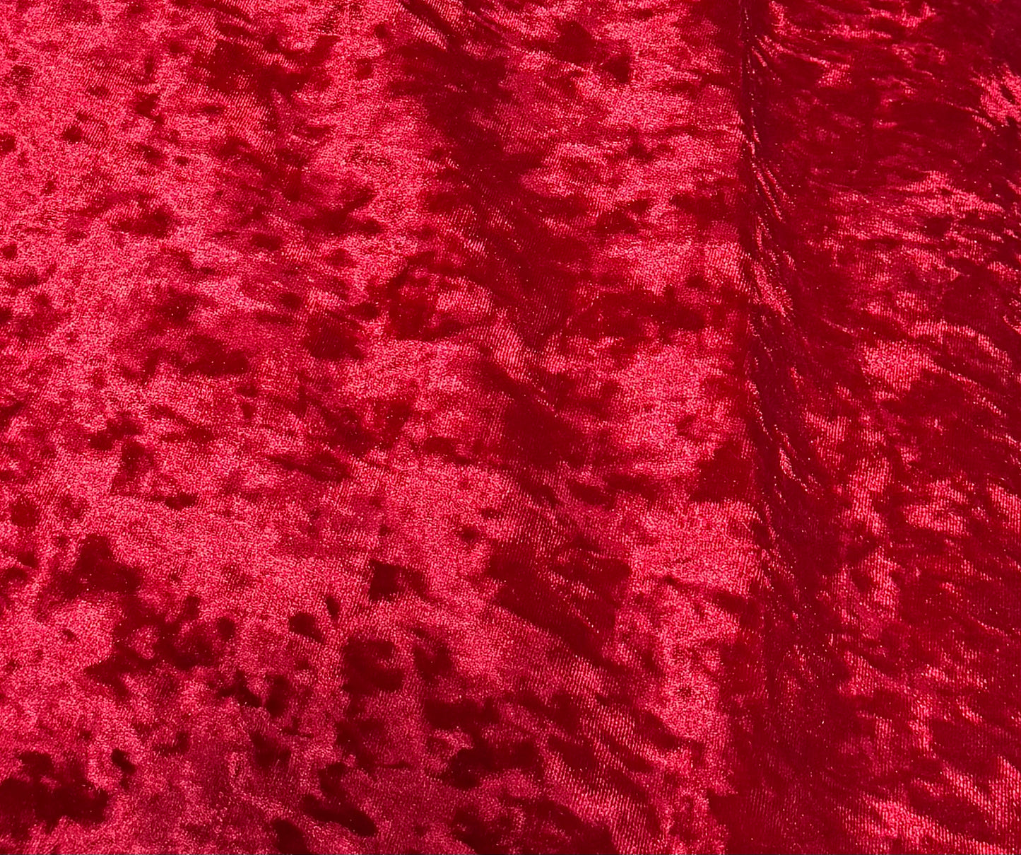 Fabric by the Yard - Ice Velvet - Red