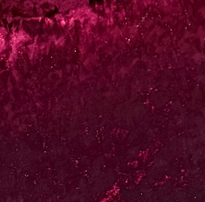 Fabric by the Yard - Ice Velvet - Burgundy