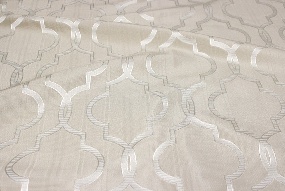 Fabric by the Yard - Gatsby Jacquard - Beige