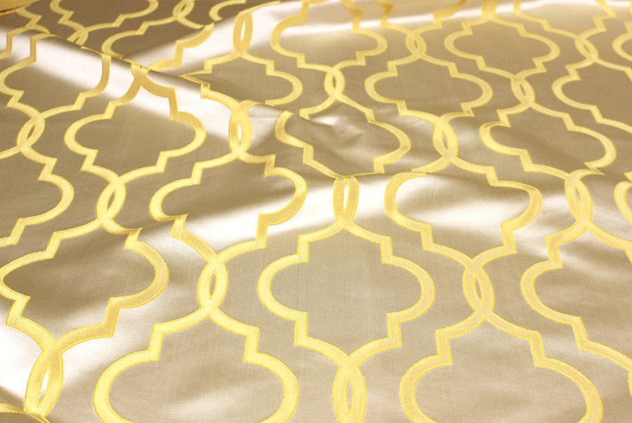Fabric by the Yard - Gatsby Jacquard - Gold
