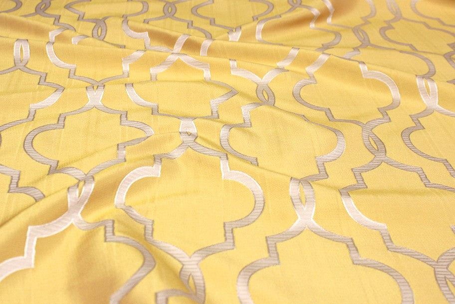 Fabric by the Yard - Gatsby Jacquard - Gold