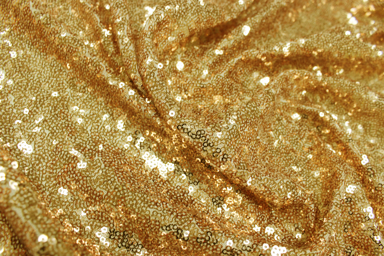 Fabric by the Yard - Glitz Sequins - Creative Gold