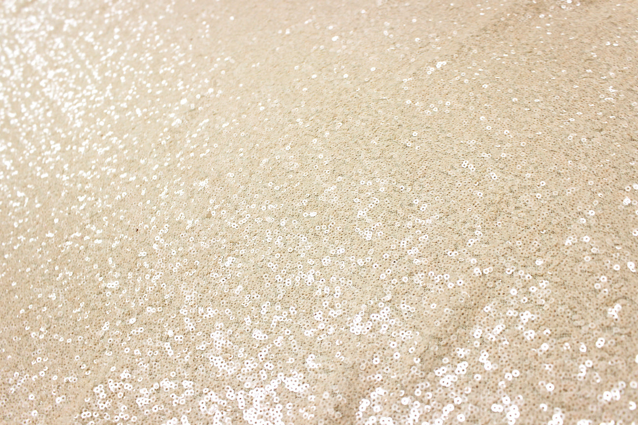 Fabric by the Yard - Glitz Sequins - Ivory