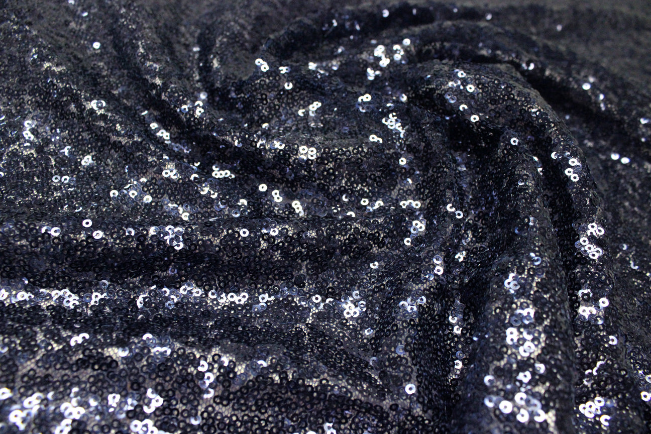 Fabric by the Yard - Glitz Sequins - Navy
