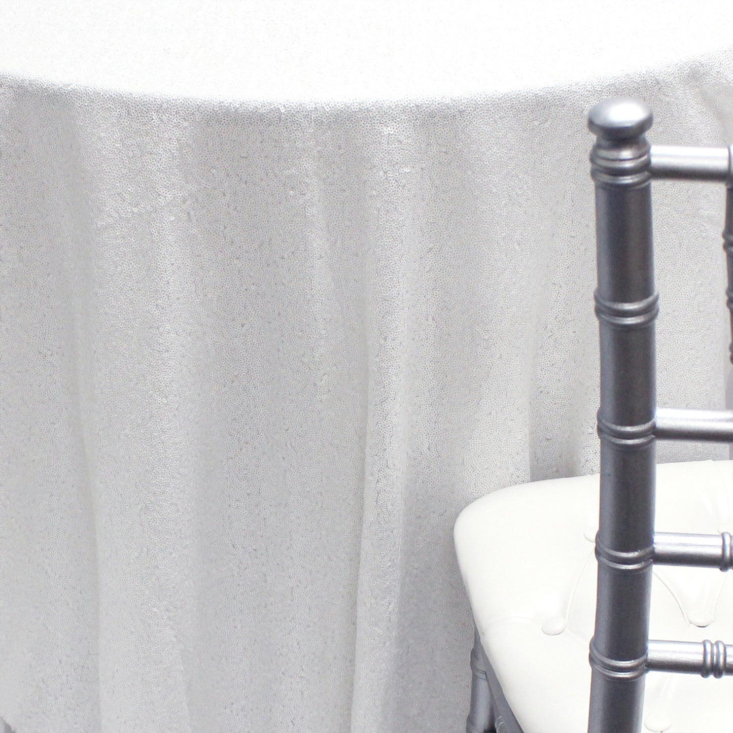 Fabric by the Yard - Glitz Sequins - White