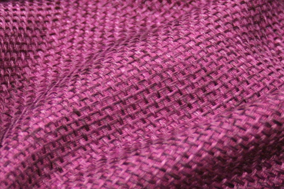 Fabric by the Yard - Jute Linen - Magenta
