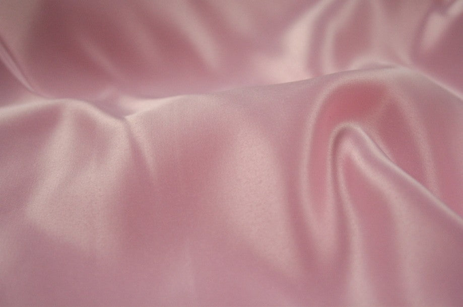 Fabric by the Yard - Lamour Matte Satin - Pink