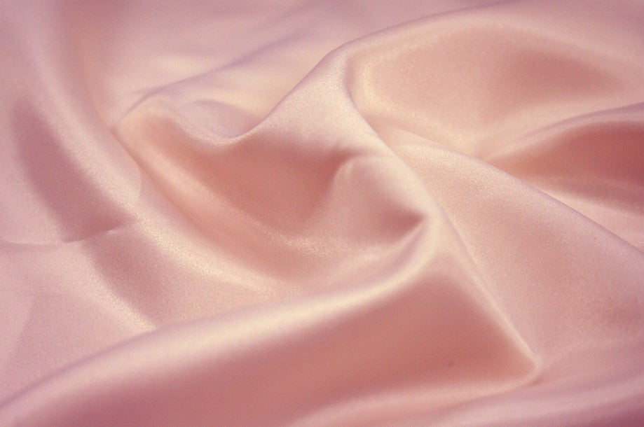 Fabric by the Yard - Lamour Matte Satin - Blush