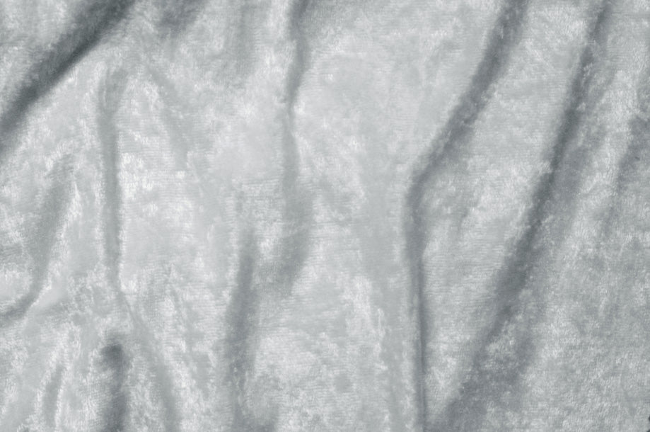 Fabric by the Yard - Panne Velvet - White